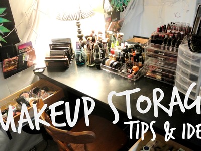 My Makeup Storage! Ideas, Tips & Tricks for Makeup Addicts!