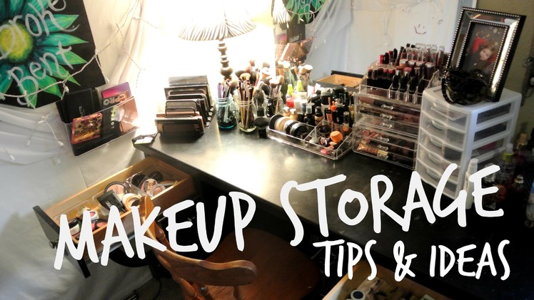 My Makeup Storage! Ideas, Tips & Tricks for Makeup Addicts!