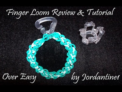 New Finger Loom Review & Over Easy Tutorial - Rainbow Loom