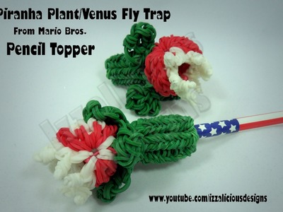 Rainbow Loom Piranha.Venus Fly Trap Plant Pencil Topper.Charm - Gomitas
