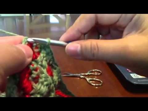 Strawberry stitch in regular crochet-3