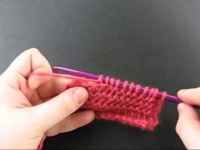 Tunisian Crochet - Purl Stitch - The Crochet Side