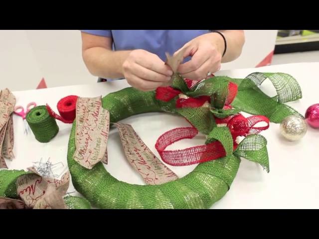 Crankin' Out Crafts -ep393 Christmas Straw Wreath