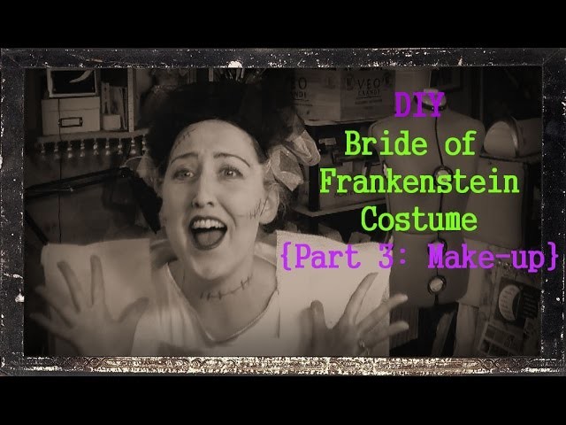 DIY Bride of Frankenstein Make Up Tutorial