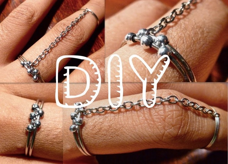 DIY Silver Chain Ring