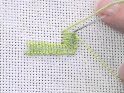 Embroidery Hardanger .Learn How To Buttonhole Stitch on Evenweave   Pearl 5