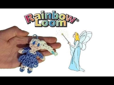 Fata turchina pinocchio con elastici rainbowloom the blu fairy