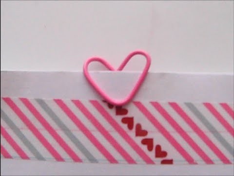Heart Paper Clip tutorial