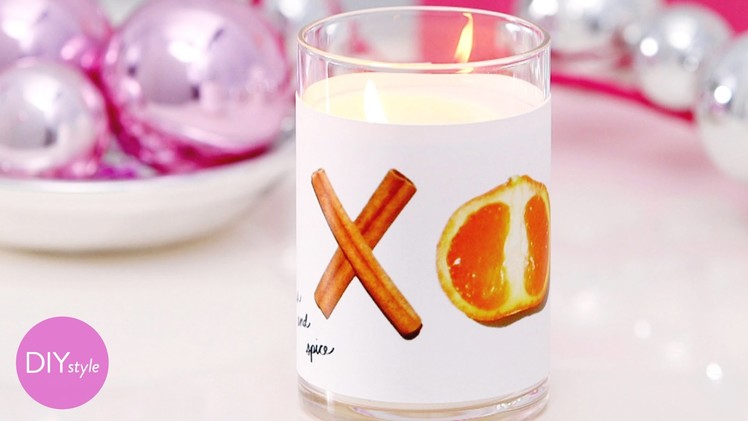 Holiday Citrus and Spice Candle - DIY Style - Martha Stewart