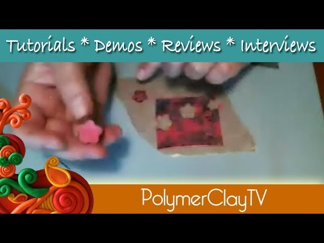 How to Create Tiny Polymer clay flowers for jewelry and mixed media art