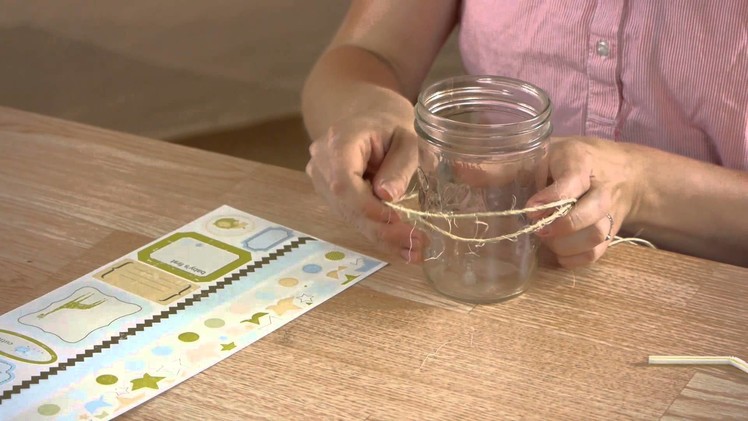 How to Decorate a Mason Jar for a Drinking Glass : Mason Jar Crafts & More