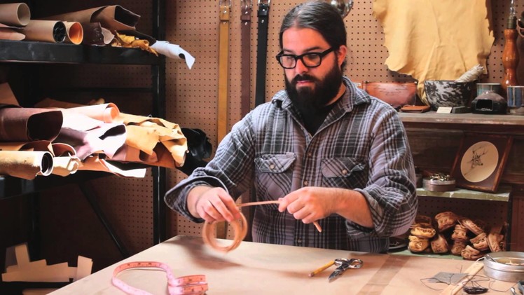 How to Finish Fitting When Making Leather Bracelets : Working With Leather