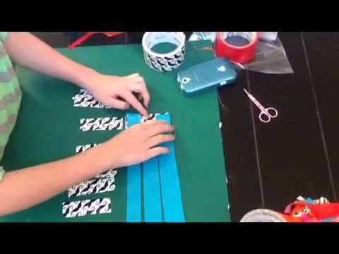 How to make a duck tape woven phone case 1
