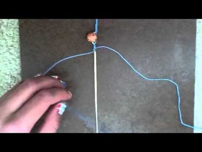 How to make hemp bracelets: spiral knot