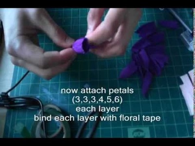 How to make paper flower peony