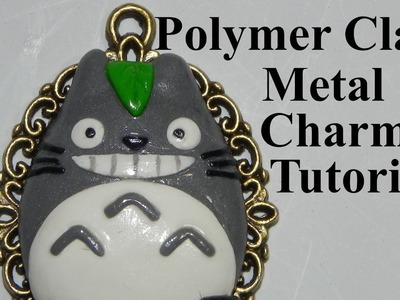 Polymer Clay Metal Charm Tutorial
