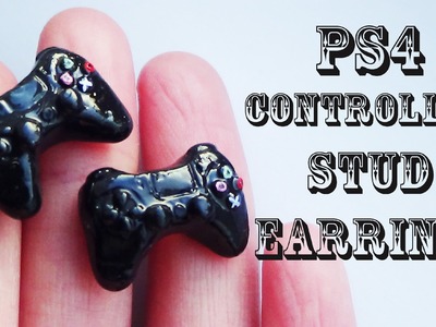 PS4 Controller EARRINGS! (STUDS) Polymer Clay Tutorial