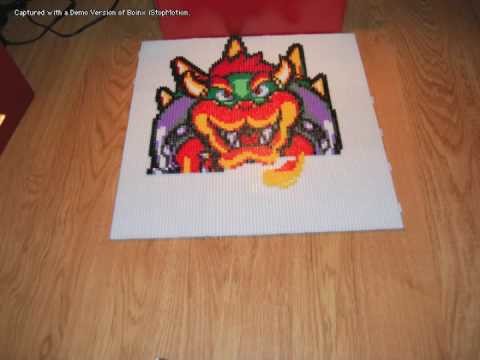 Bowser stopmotion in beads