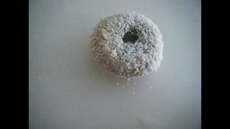 Coconut donut (Fast Polymer Clay Tutorial)