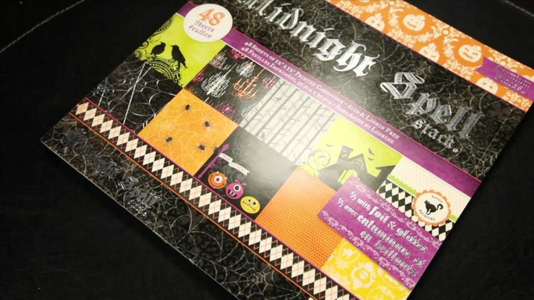 Die Cuts With A View - Midnight Spell Scrapbook Paper