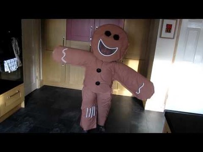 Ethan's Gingerbread Man Costume