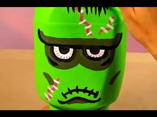 Monster Jug Heads Craft Decoration | Halloween | Babble