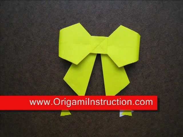 Paper Folding Origami Bow Tie