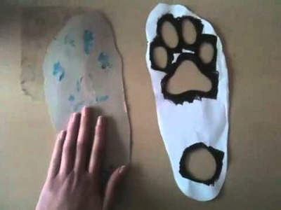 Slipper sock paws