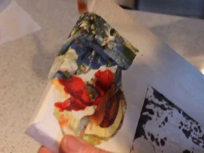 The Irish Scrapper: Decoupage with paper napkins