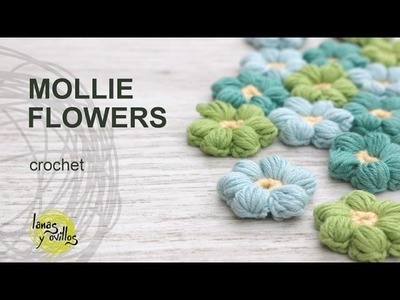 Tutorial Mollie Flowers Crochet in English