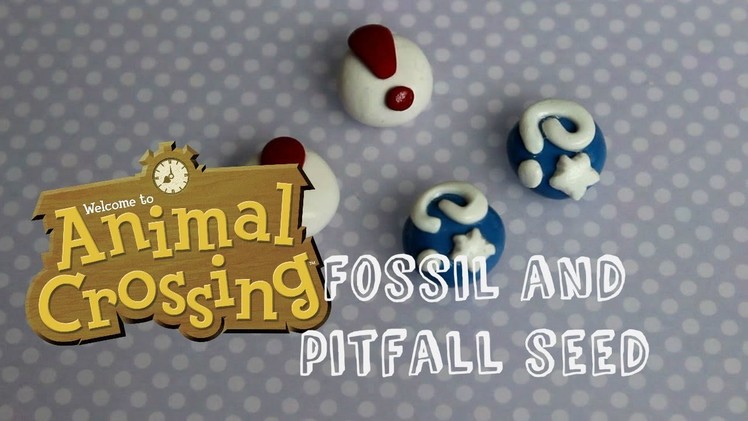 {Animal Crossing Deco Project} Fossil and Pitfall Seed Polymer Clay Tutorial