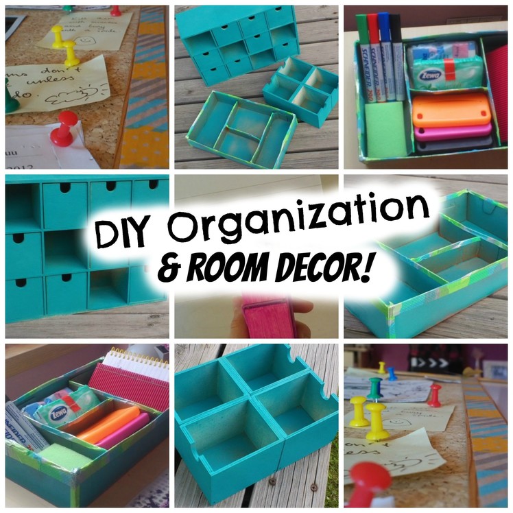 Back to School: DIY Organization & Room decor! Super cheap and easy!