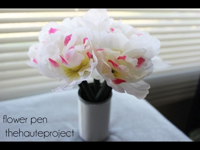 DIY: How to make a Flower Pen