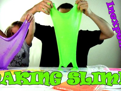 DIY | How to Make Awesome Slime (gak) With Borax and Glue