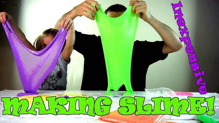 DIY | How to Make Awesome Slime (gak) With Borax and Glue