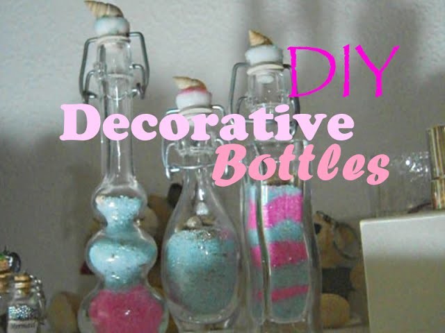 DIY Room Decor ♥ Decorative Glass Bottles ♥ Easy, Cheap & Cute | FairyFashionArt