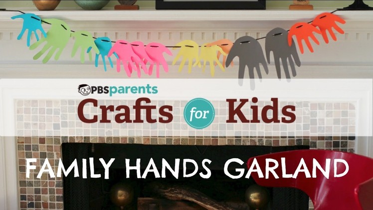 Family Hands Garland | Christmas Crafts for Kids | PBS Parents