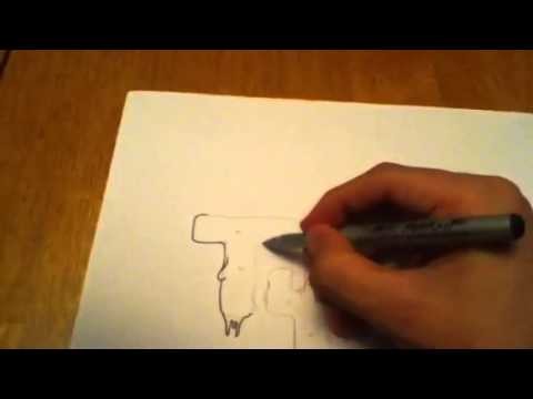 How To Draw Dripping Letters