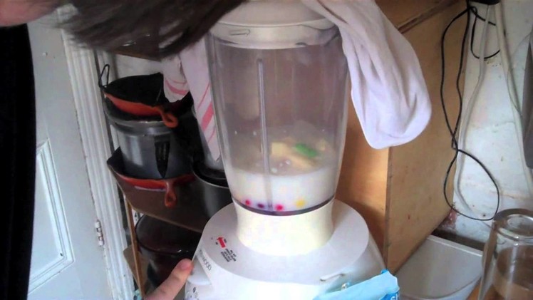 How to make a delicous skittles milkshake