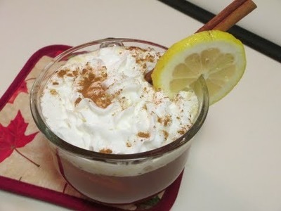 How to make a Hot Toddy - Recipe for a Hot Toddy