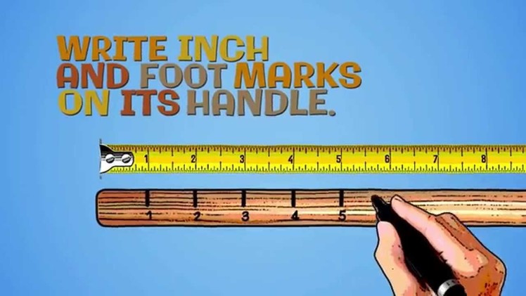 How to Make a Measuring Tool for the Garden