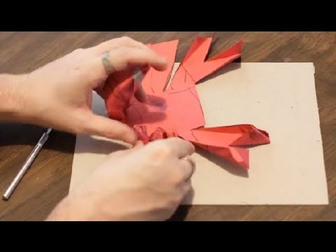 How to Make a Paper Scorpion With Legs : Paper Crafts
