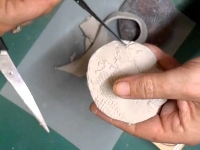 Making Clay Embellishments Using Stamps & Air dry Clay Tutorial - jennings644