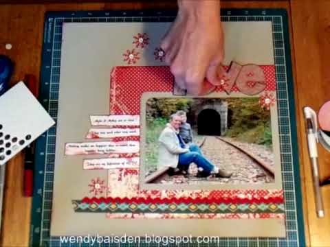 My take on Their Page a copy of Creating Keepsakes Scrapbook Pages #2