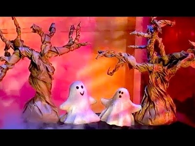 Paper Bag Trees & Salt Dough Ghost Decorations | Halloween | Babble