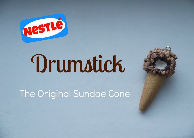 Polymer Clay Nestlé Ice Cream Drumstick: The Original Sundae Cone