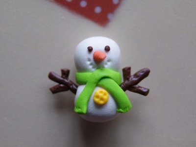 Snowman: Polymer Clay