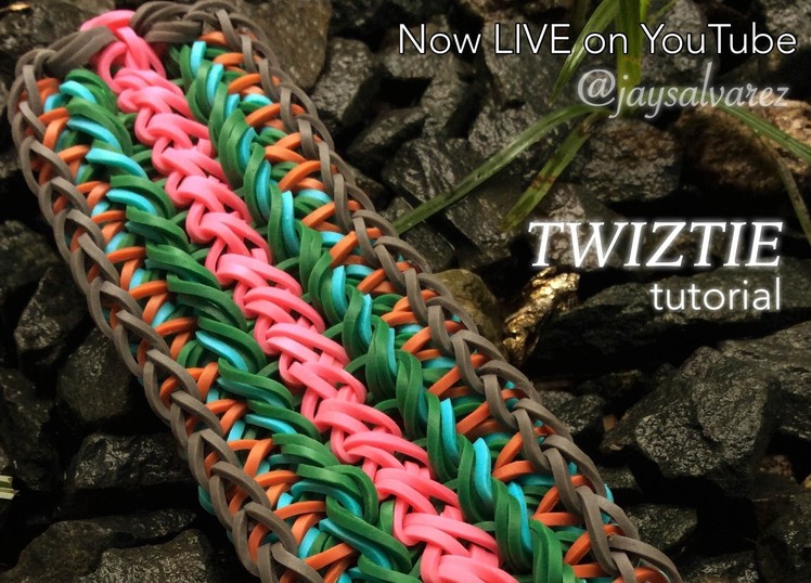TWIZTIE Rainbow Loom bracelet tutorial