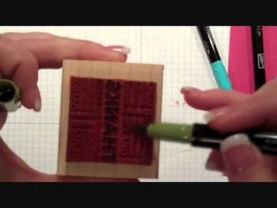 Using Stampin' Up! Markers Directly on Your Stamps
