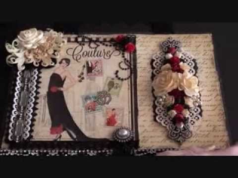 Wild Orchid Crafts - Couture wall hanging.